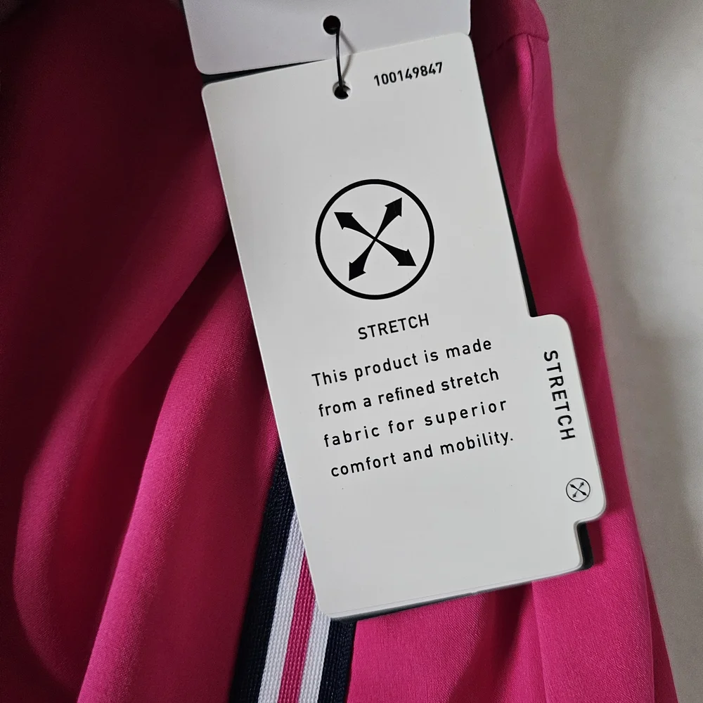 Ralph Lauren X Pink Skort Size M Back Pleats Activewear Stretch Athletic NWT - Picture 12 of 15